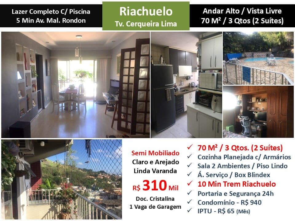 Apto Riachuelo Cerqueira Lima 70M²