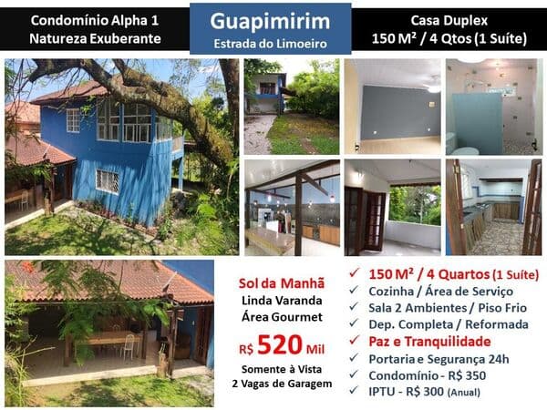 Casa Guapimirim Limoeiro Alpha 1 150M²