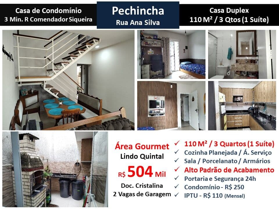 Casa JPA Pechincha Ana Silva 110M²