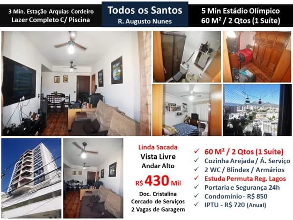 Apto Todos Os Santos Augusto Nunes 60M²