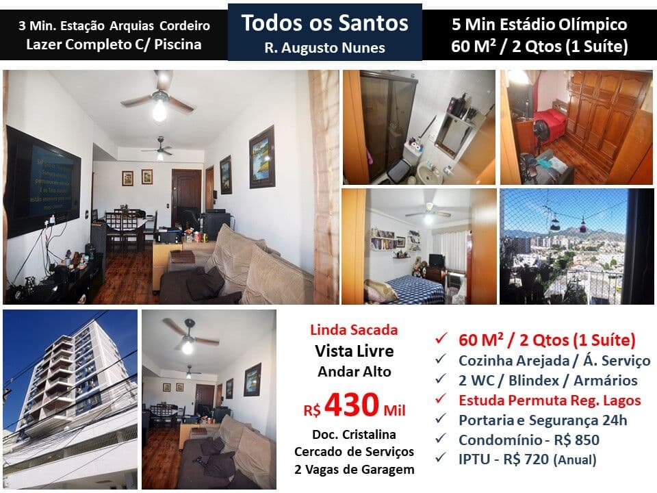 Apto Todos Os Santos Augusto Nunes 60M²
