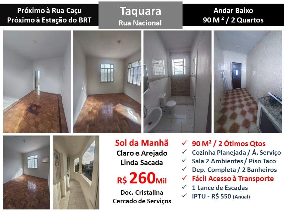 Apto JPA Taquara Nacional 90M²