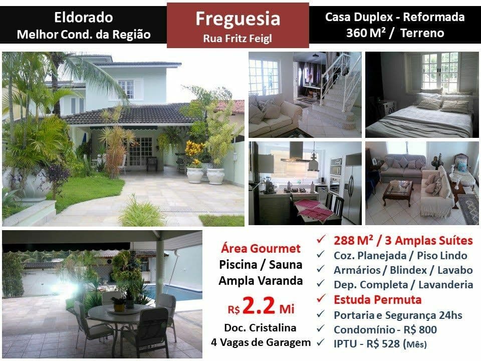 Casa JPA Freguesia Eldorado 288M²