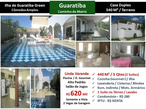 Casa Guaratiba Ilha de Guaratiba Green 440M²