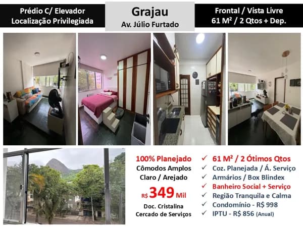 Apto Grajaú Júlio Furtado 61M²