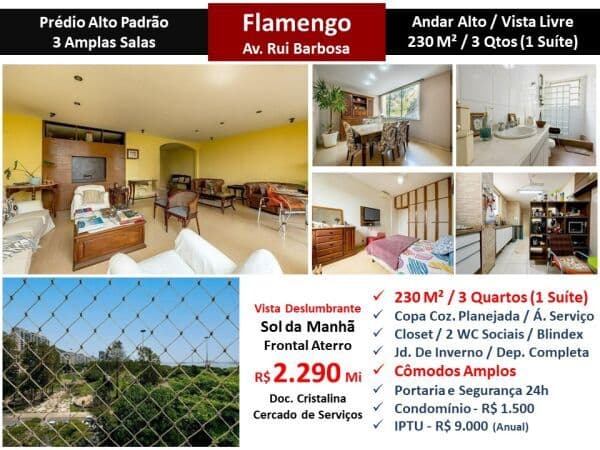 Apto Flamengo Praia Rui Barbosa 230M² 4