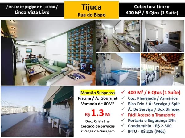Cob Tijuca Bispo 400M² Linear