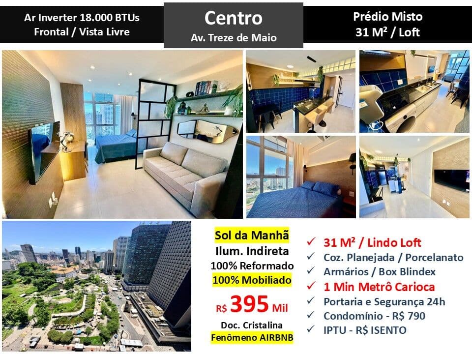 Apto Centro Treze de Maio 31M² 2