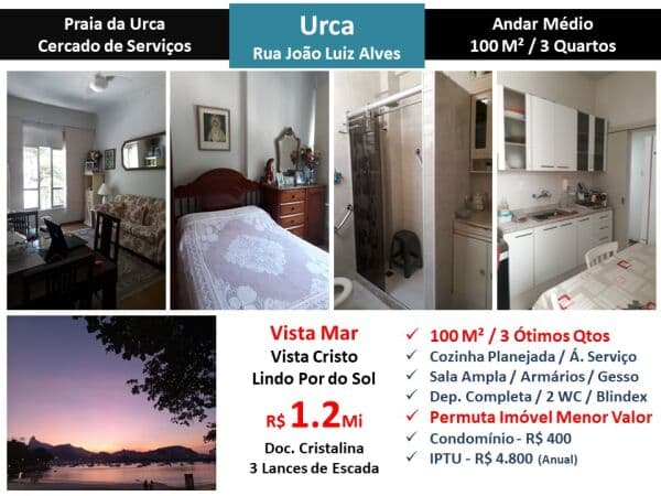 Apto Urca João Luiz Alves 100M²