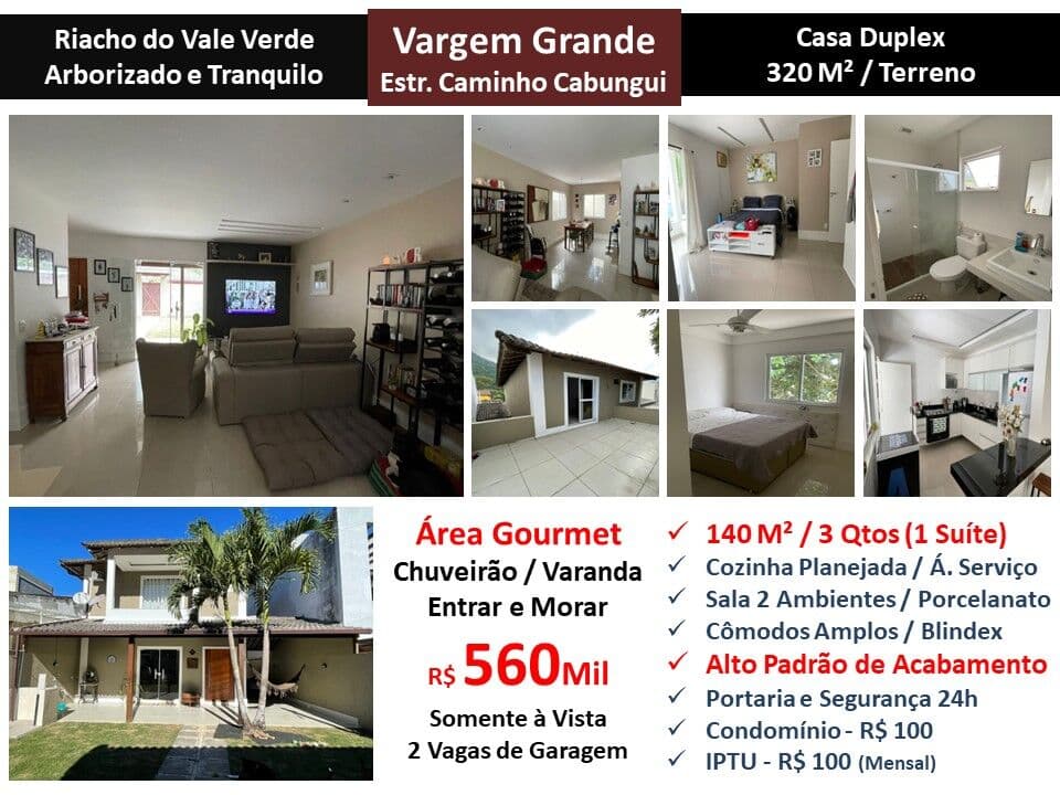 Casa Vargem Grande Riacho do Vale Verde 140M²