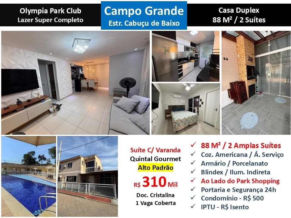 Casa Campo Grande Olympia Park 88M²