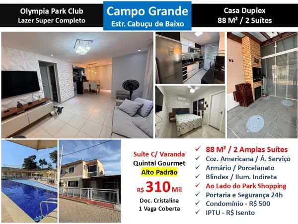 Casa Campo Grande Olympia Park 88M²