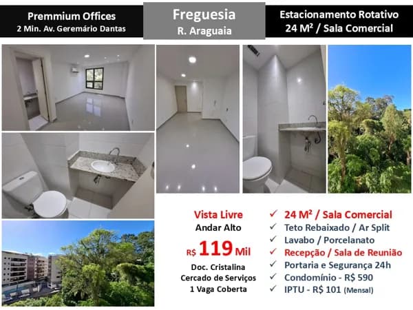 Sala JPA Freguesia Araguaia Premmium Offices 24M²