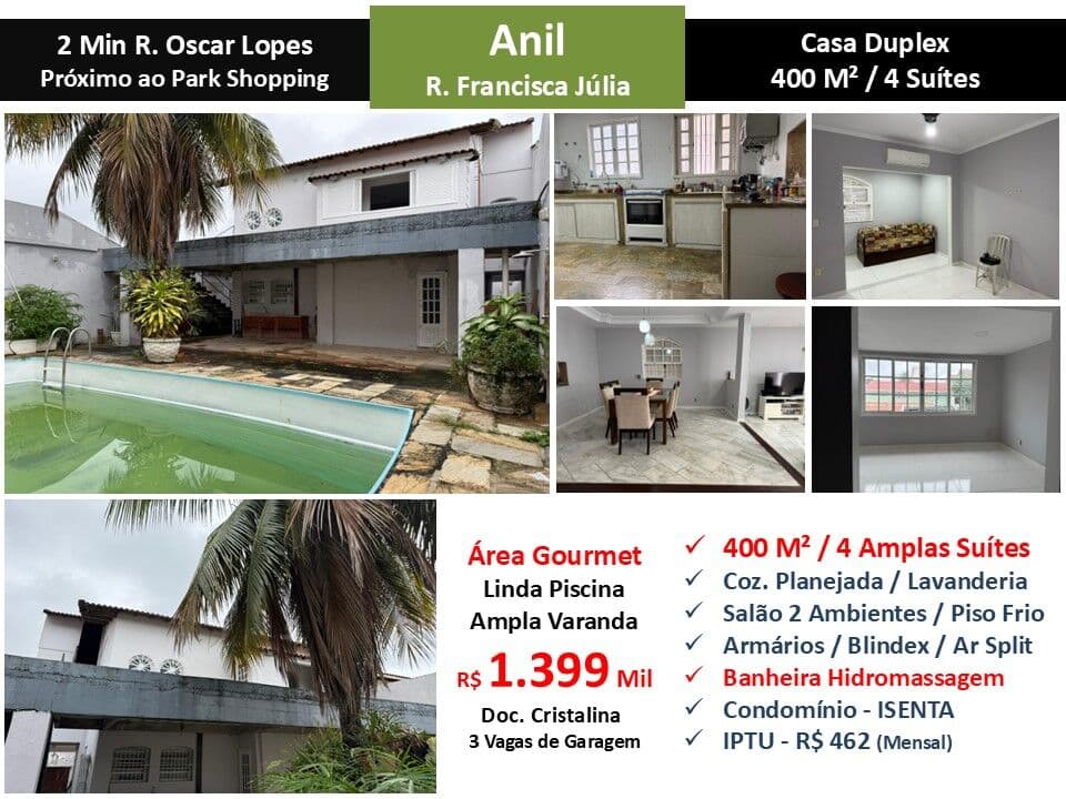 Casa JPA Anil Francisca Júlia 400M²