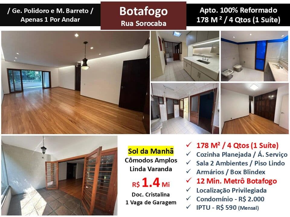 Apto Botafogo Sorocaba 178M²