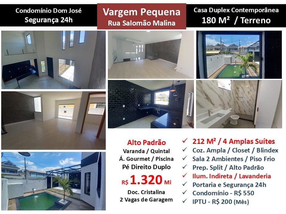 Casa Vargem Pequena Dom José 212M²