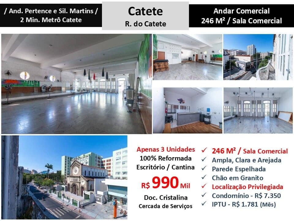 Sala Catete 246M²