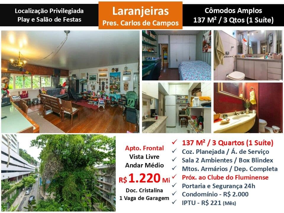 Apto Laranjeiras Carlos de Campos 137M²