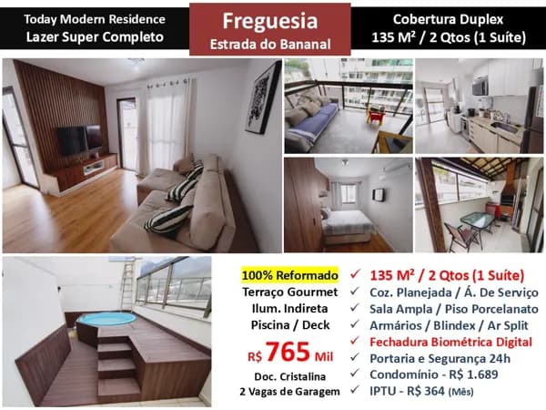 Cob JPA Freguesia Bananal Today 135M²