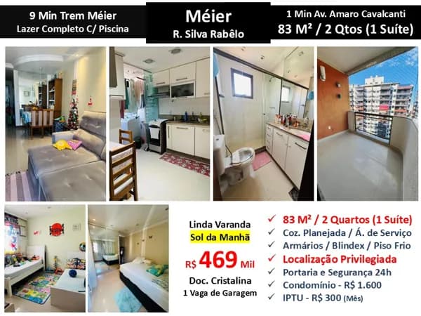 Apto Méier Silva Rabelo 83M²