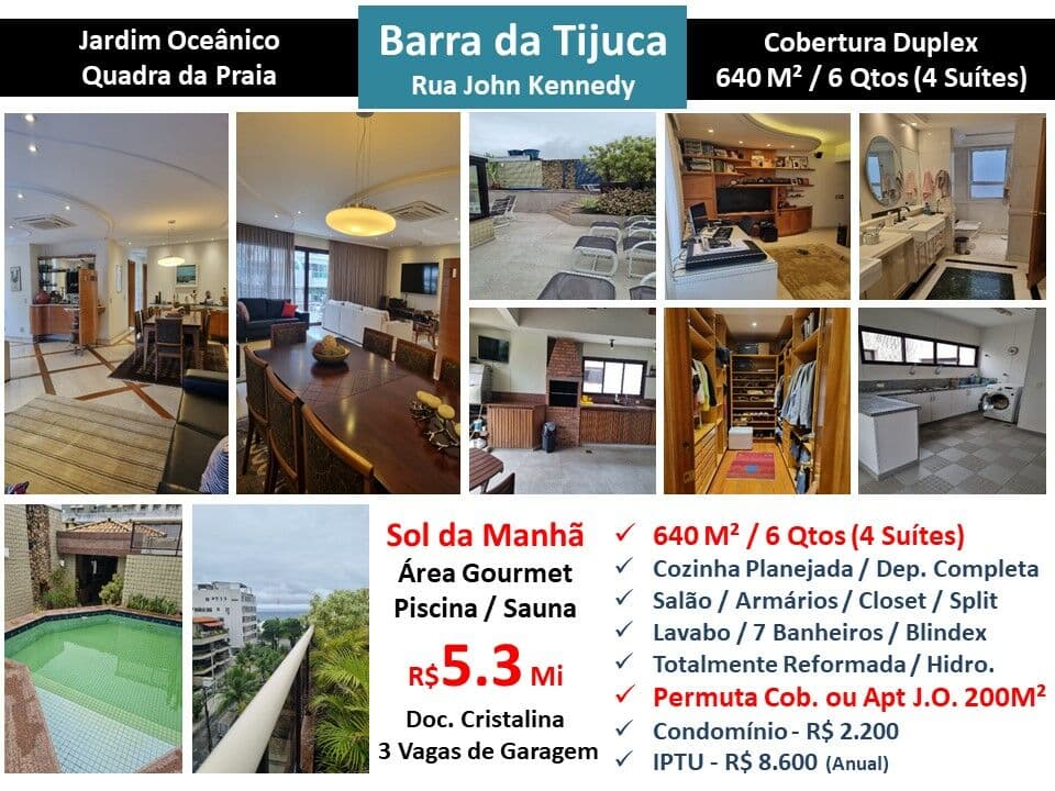 Cob Barra da Tijuca JO John Kennedy 640M²