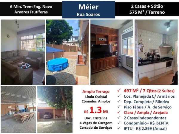 Casa Méier Soares 497M²
