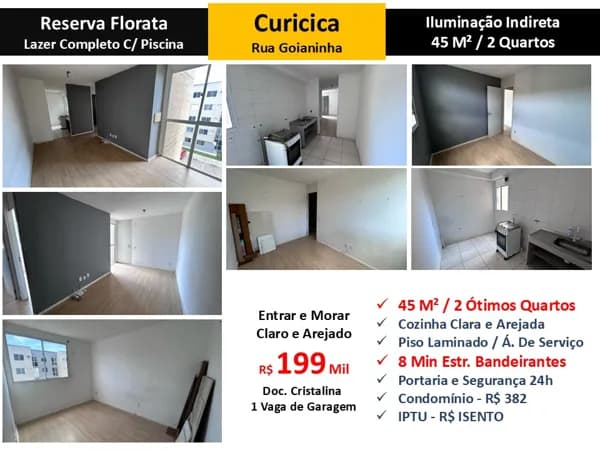 Apto JPA Curicica Reserva Florata 45M² 4