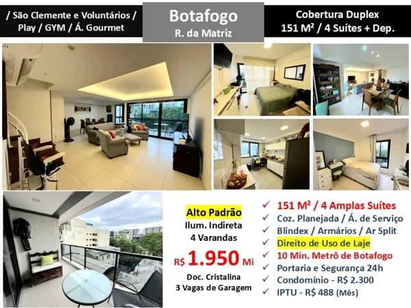 Cob Botafogo Matriz 151M²