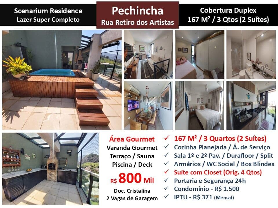 Cob JPA Pechincha Scenarium Residence 167M² 2
