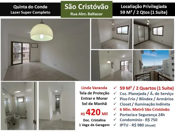 Apto São Cristóvão Quinta do Conde 59M²