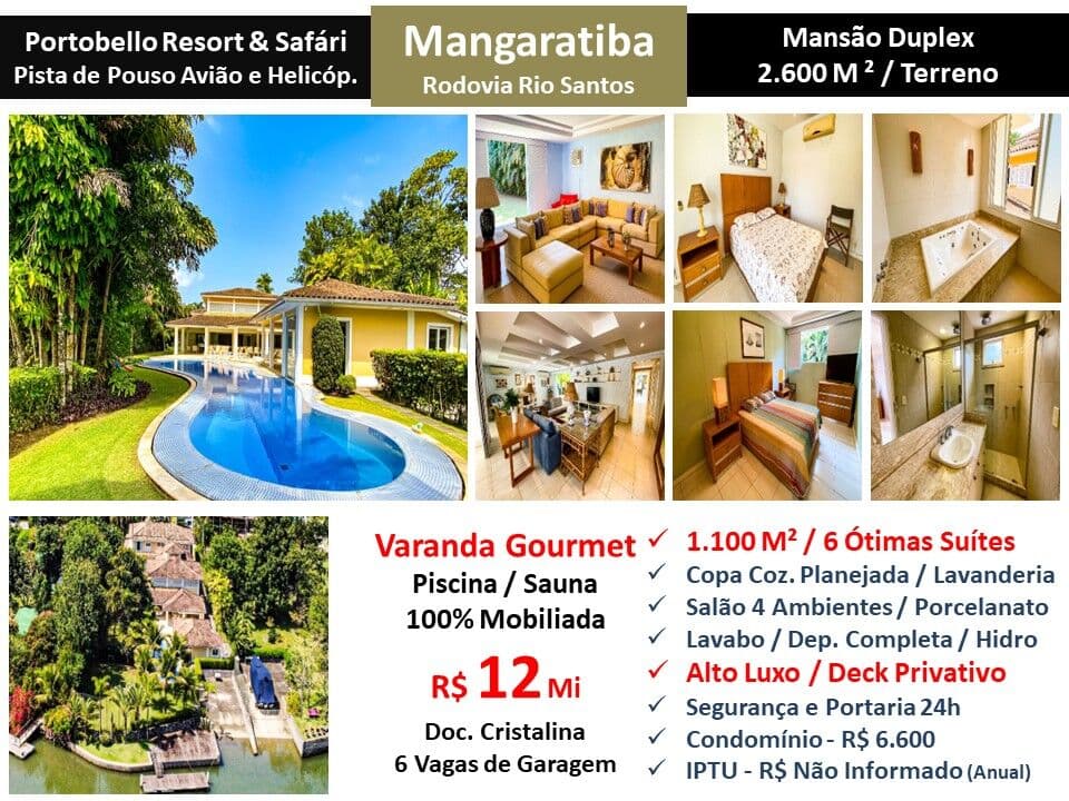 Casa Mangaratiba Portobello 1100M²
