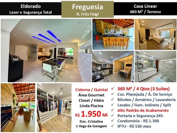 Casa JPA Freguesia Eldorado 365M²