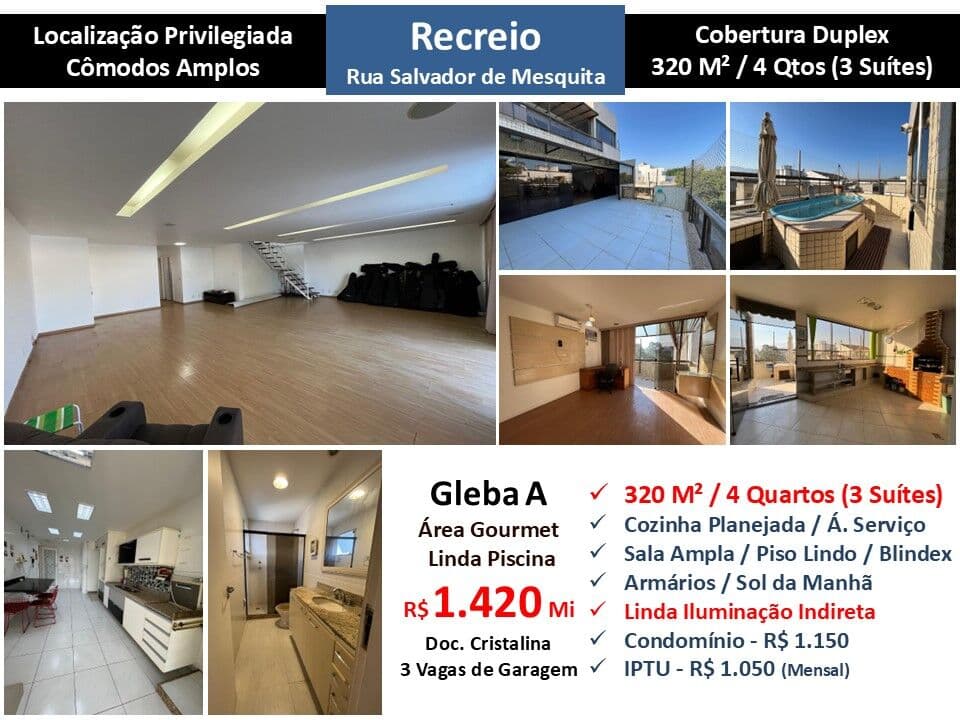 Cob Recreio Gleba A Salvador de Mesquita 320M² 2