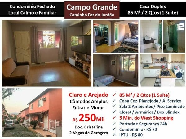 Casa Campo Grande Foz do Jordão 85M²