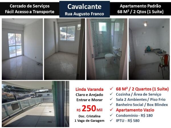 Apto Cavalcante Augusto Franco 68M²