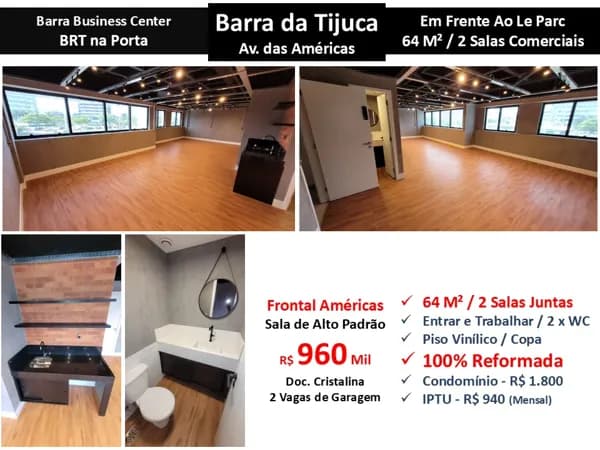 Sala Barra da Tijuca Barra Business Center 64M²