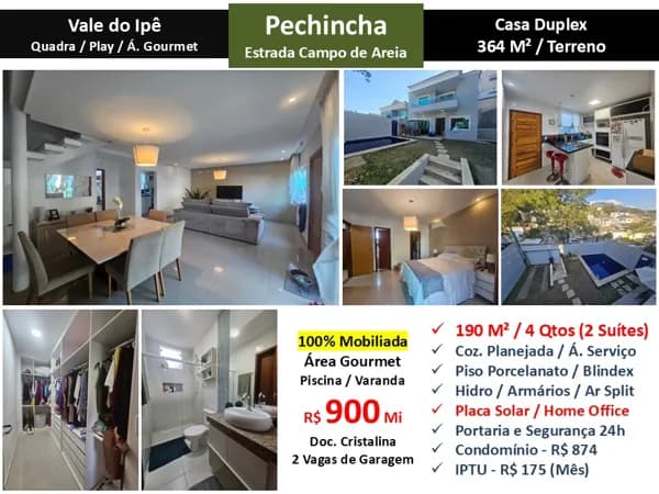 Casa JPA Pechincha Vale do Ipê 190M²