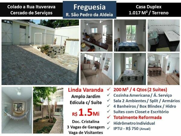Casa JPA Freguesia São Pedro da Aldeia 200M²