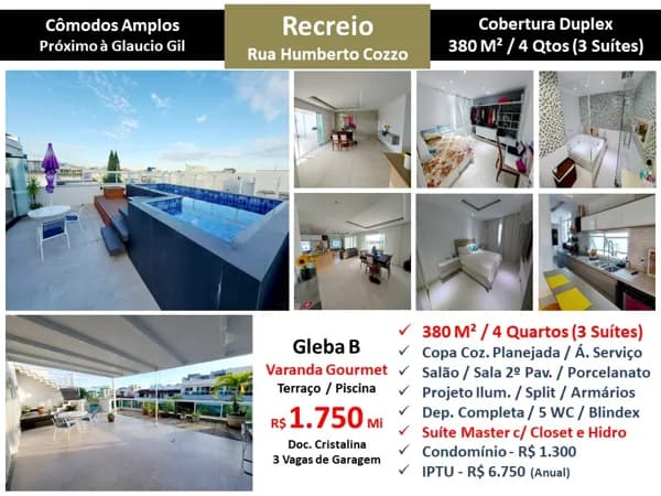 Cob Recreio Gleba B Humberto Cozzo 380M²