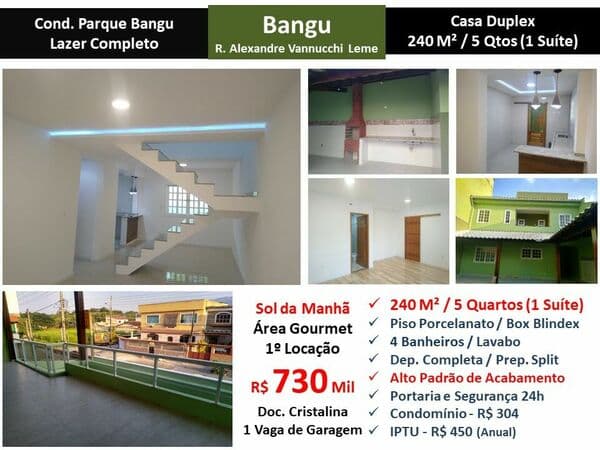 Casa Bangu Parque Bangu 240M²