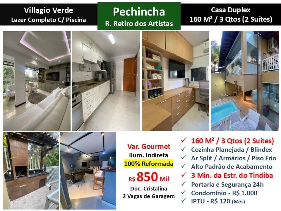 Casa JPA Pechincha Villagio Verde 160M² 2