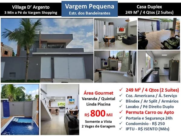 Casa Vargrem Pequena Village D’ Argento 249M²