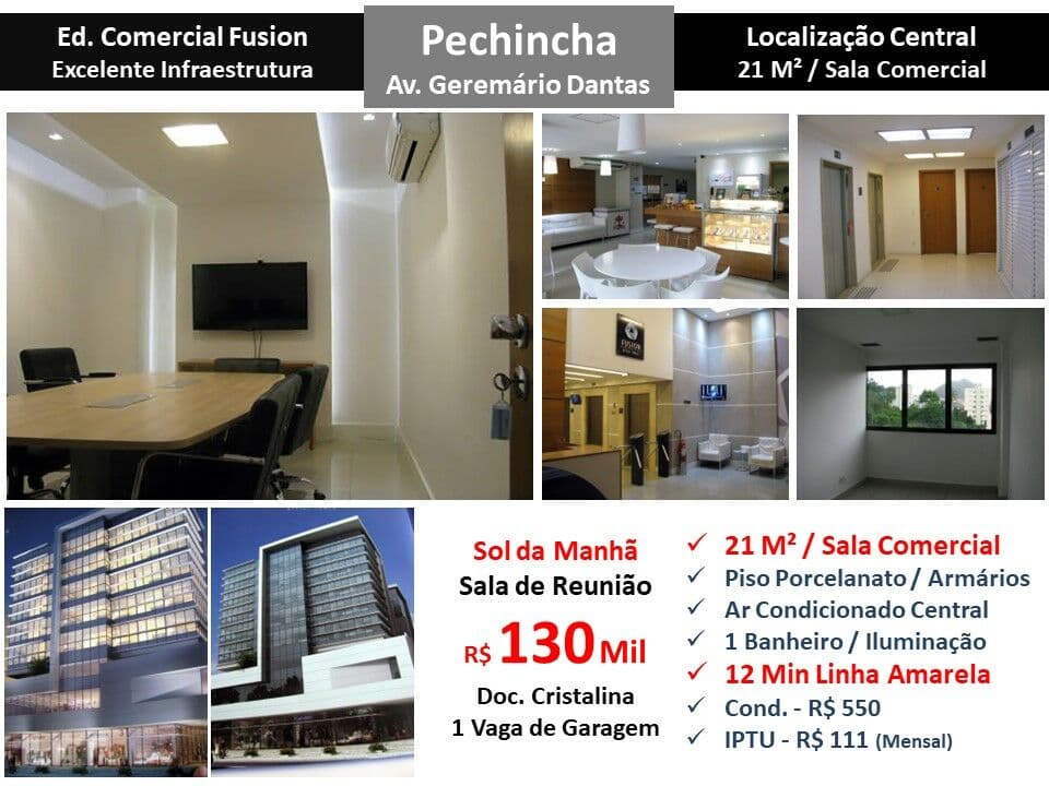 Sala JPA Pechincha Fusion 21M²