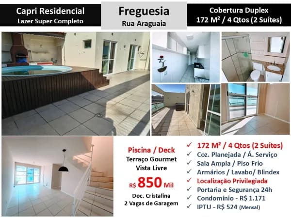 Cob JPA Freguesia Araguaia Capri 172M²