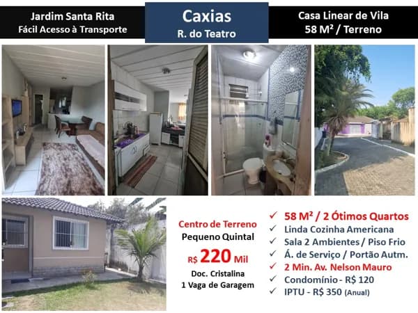 Casa Caxias do Teatro 58M²