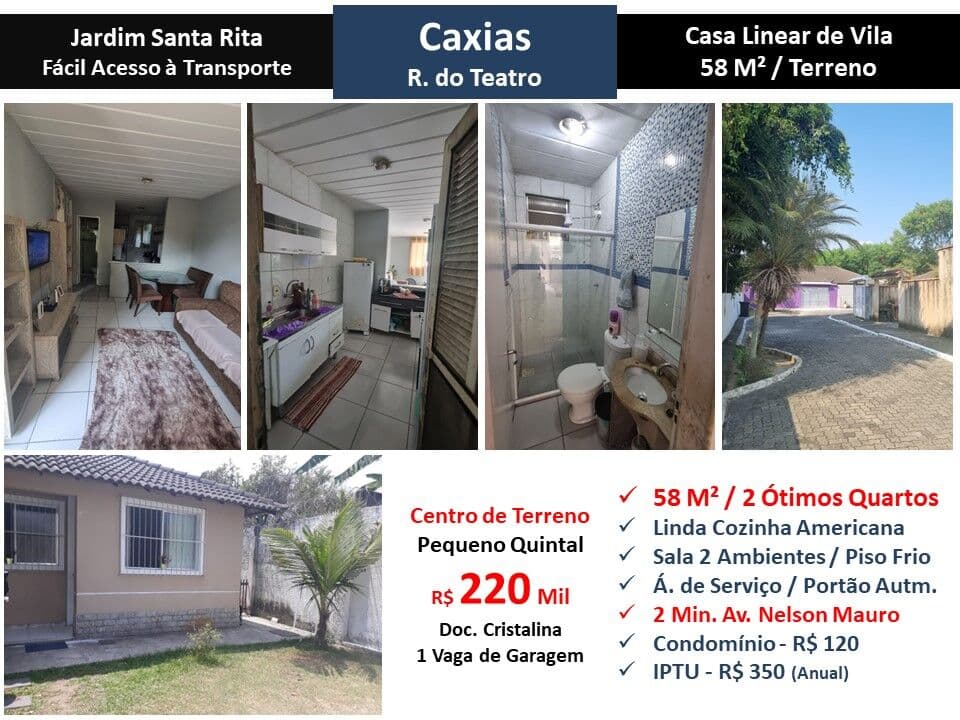 Casa Caxias do Teatro 58M²