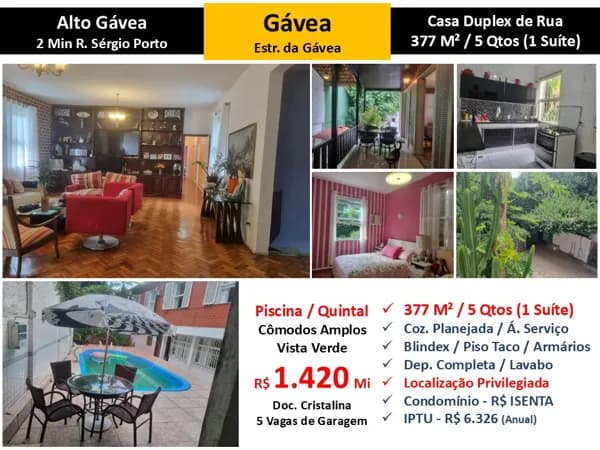 Casa Gávea 377M²