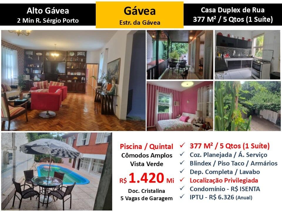 Casa Gávea 377M²