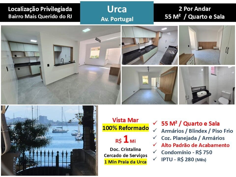 Apto Urca Portugal 55M²
