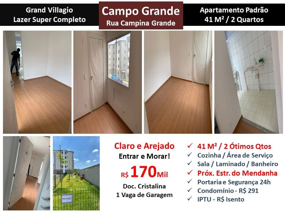 Apto Campo Grande Grand Villagio 41M²